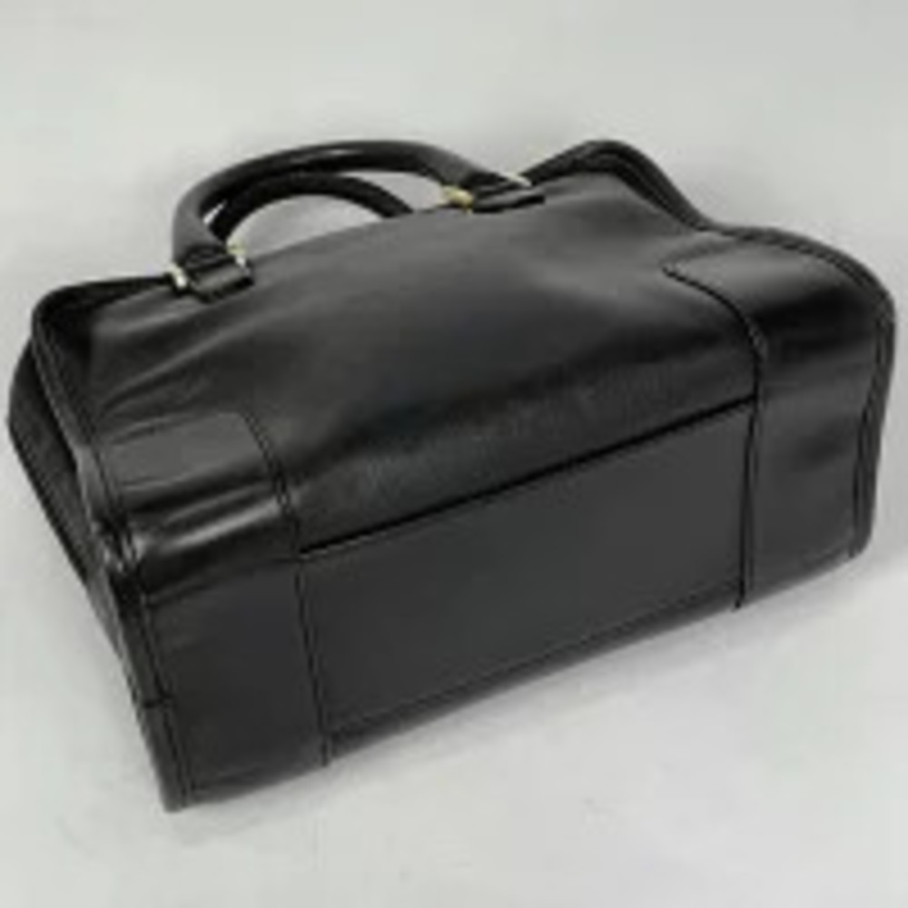 Loewe Anagram Handbag Amazona Leather Black